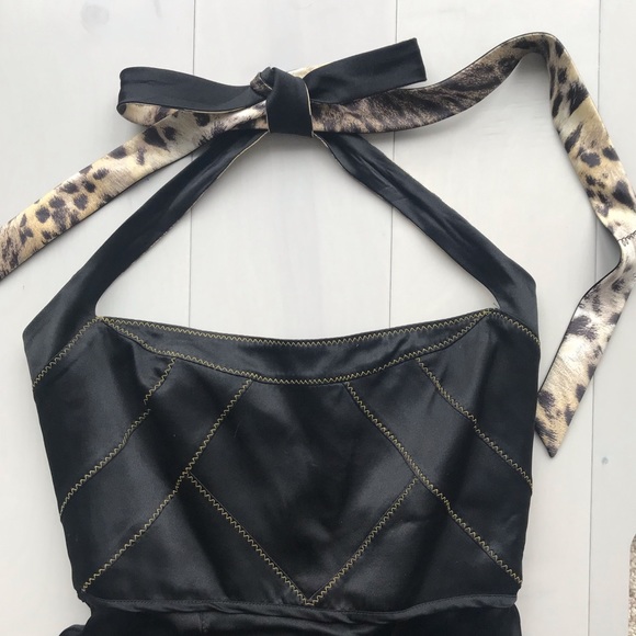 {Just Cavalli} - Midi Halter Dress - Picture 2 of 8